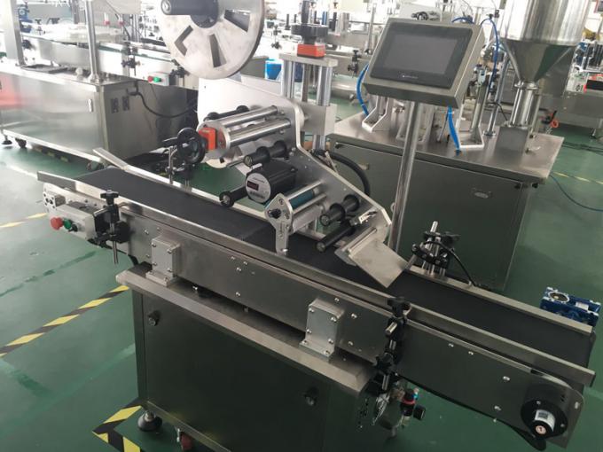 PLC Automatic Box Labeling Machine , Self Adhesive Label Applicator ...