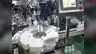 Auto Lotion Pump Caps Filling Capping Machine