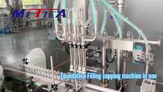 Monoblock Foundation Filling and Capping Machine Solution