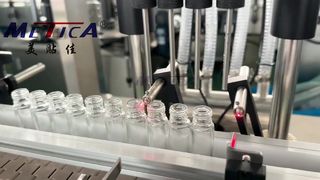 Automatic Roll On Bottle Filler Capper Labeler
