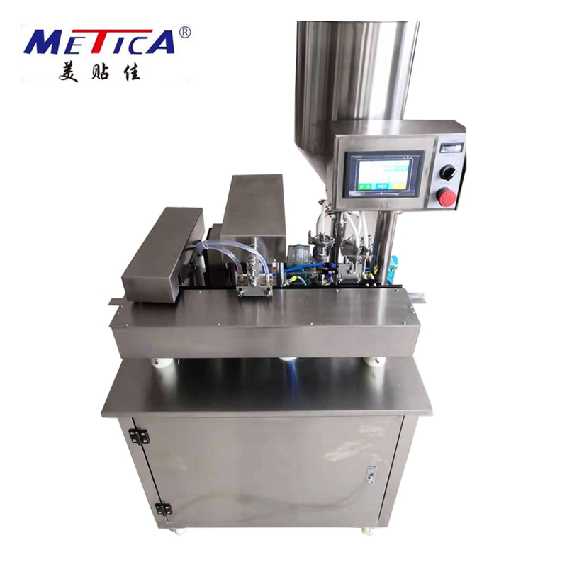 Manual Ultrasonic Small Soft Tube Filling And Sealing Machine For Row Of Soft Tube