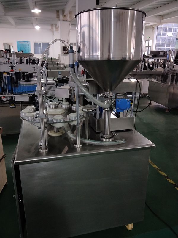 Semi Automatic Soft Tube Filling And Sealing Machine For Chemical And Food Industries