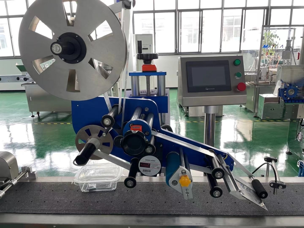 Automatic Paper Plastic Bag Labeling Machine for Bottles with Easy Maintenance Accuracy 1000-3000 BPH