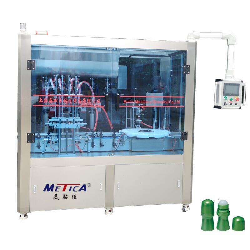 High Speed deodorant roll on Bottle Filling Machine with Adjustable Volume for Liquid Bottle Filling Equipment