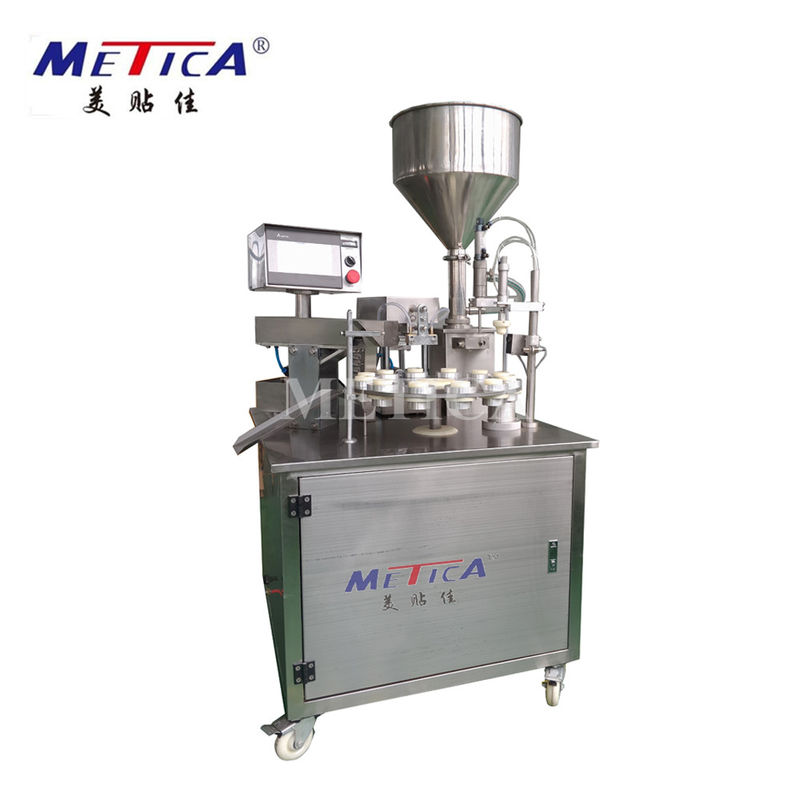 Semi Automatic Tube Filling And Sealing Machine Touch Screen Tube Filler Sealer