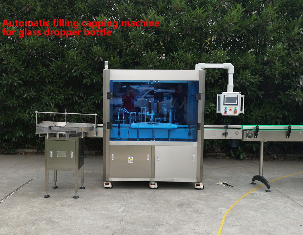 METICA CBD Oil Bottling And Labeling Machine 0.6-0.8Mpa Glass Bottle Filling Machine