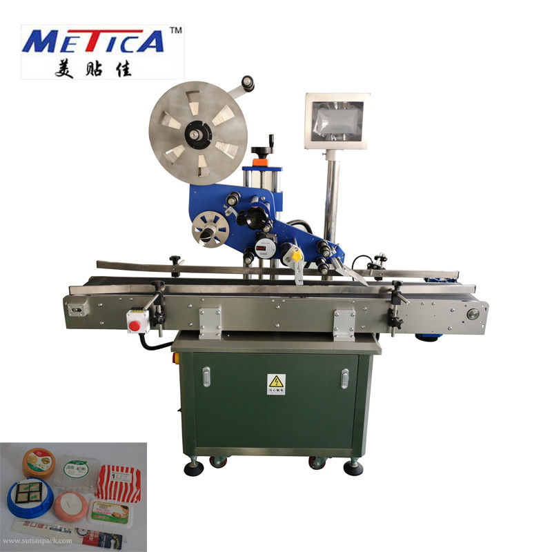 Automatic Flat Surface Box / Cards Sticker Labeling Machine