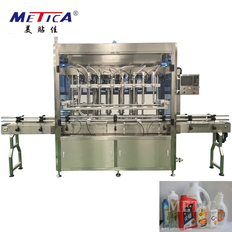 Auto Cream Hand Sanitizer Bottling Machine 2000BPH-3000BPH Customized 500kg