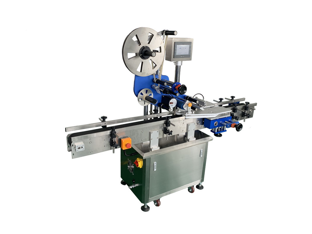 Automatic Top Surface Sticker Labeling Machine For Box / Cards And Bottle Labeling Machine