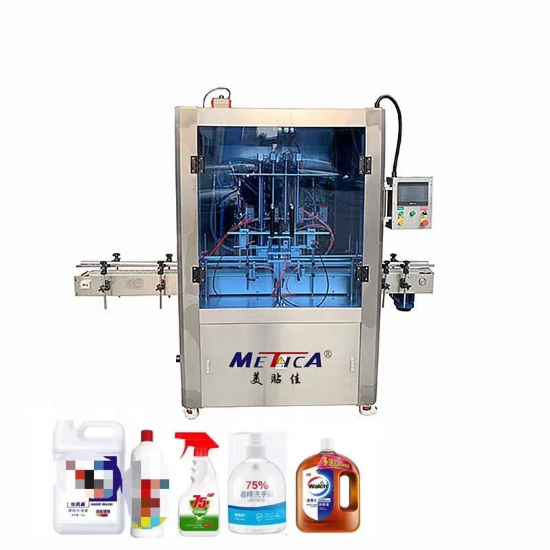 220V 50HZ Fully Automatic Bottle Filling Machine For Hand Sanitizer Disinfectant