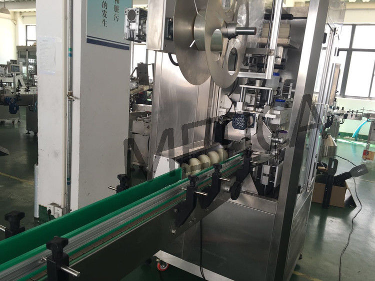 Automatic Bottle And Can Film Sleeve Shrink Labeling Machine With Steam Shrink Tunnel Bottle Labeling Machine