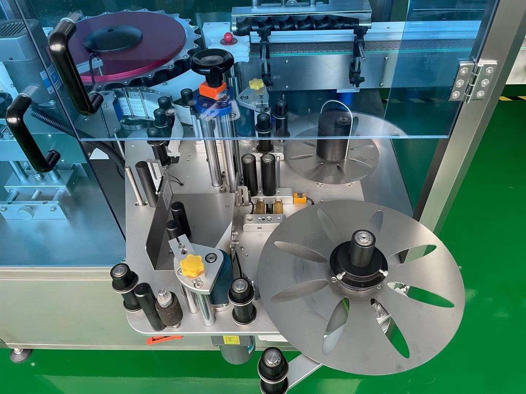 Automatic Rotary Type High Speed Sticker Round glass jar and plastic Bottle Labeling Machine