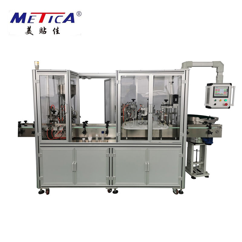 Micro computerized Jar Filling And Capping Machine Cosmetic Packaging