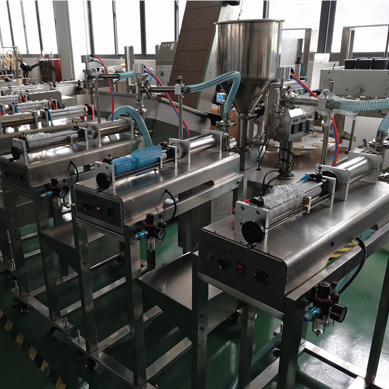 Pneumatic Type Semi Automatic Liquid Filling Machine 300BPH-800BPH