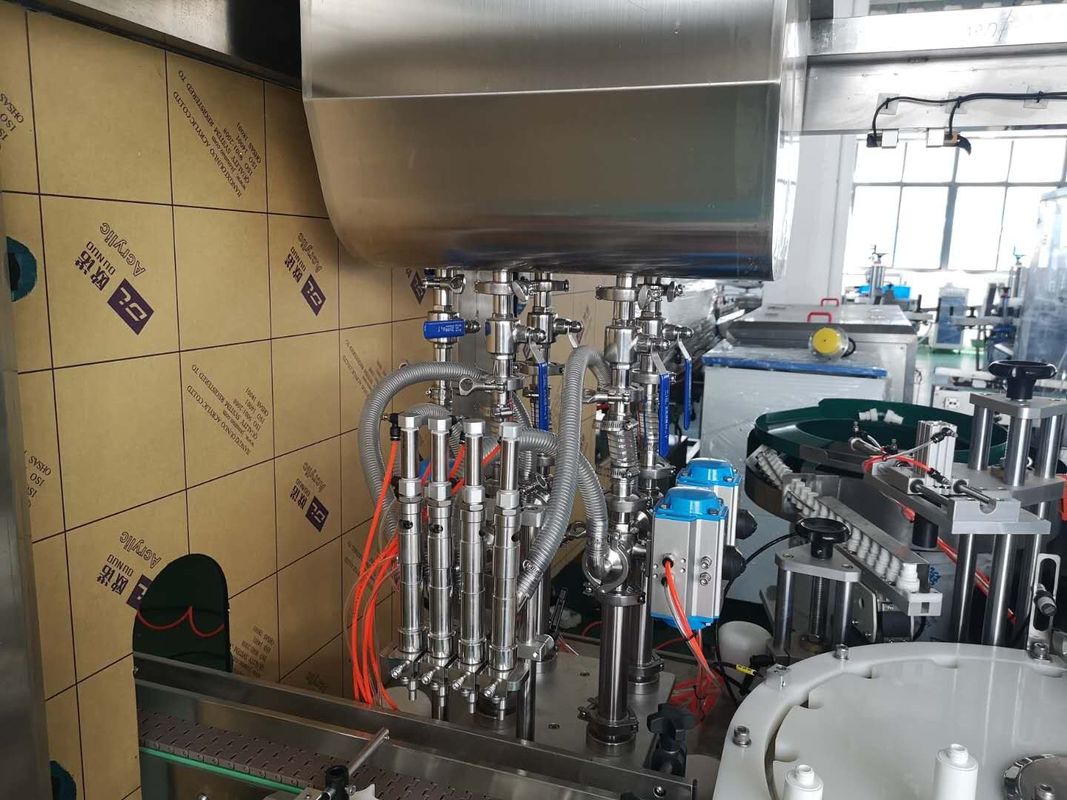 PLC Control Monoblock Filling and Capping Machine with 1000-2000 BPH and 99% Filling Accuracy for Dropper Bottles
