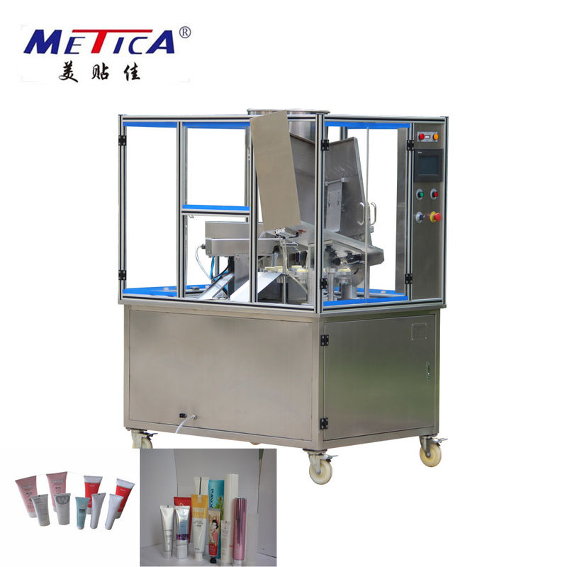 800BPH-1500BPH Soft Tube Filling And Sealing Machine PLC Controlled