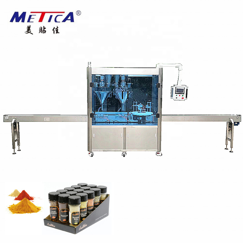 Automatic Monoblock Filling And Capping Machine For Pepper Powder