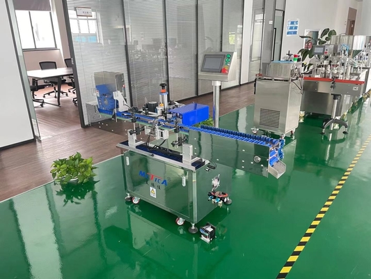 Automatic Sticker Labeling Machine For Lipstick Lip Balm