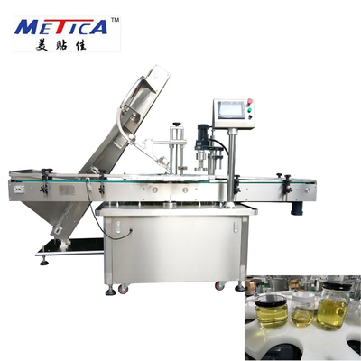 Rotary Type Automatic Glass Bottle Sealing And Capping Machine 2000bph