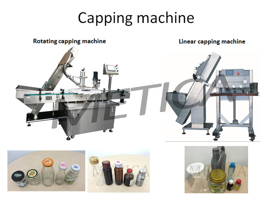 Automatic Rotary Type Automatic Glass Bottle Sealing And Capping Machine 2000bph