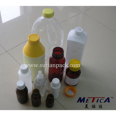 Linear Automatic Plastic Bottle Capping Machine Spindle Cappers 1800BPH-9000BPH