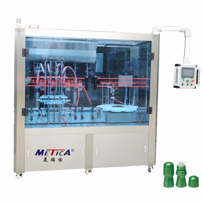 High Speed deodorant roll on Bottle Filling Machine with Adjustable Volume for Liquid Bottle Filling Equipment