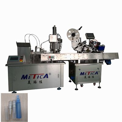 Auto 20ml oral liquid bottle tube monoblock filling capping machine