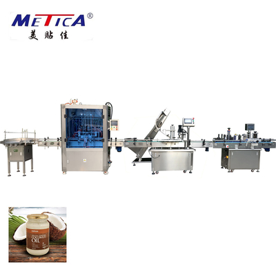 1000BPH Coconut Oil Filling Machine Pneumatic Driven 2kw