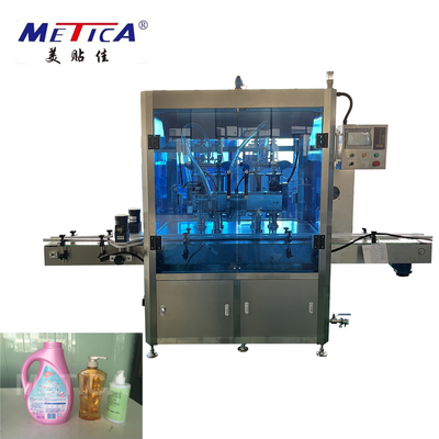 Hand Sanitizer Shampoo Bottle Tracking Filling Machine Servo Motor Driven