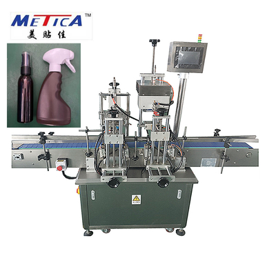 Automatic Pump Bottle Capping Machine Hand Feed Screw Cap Machine